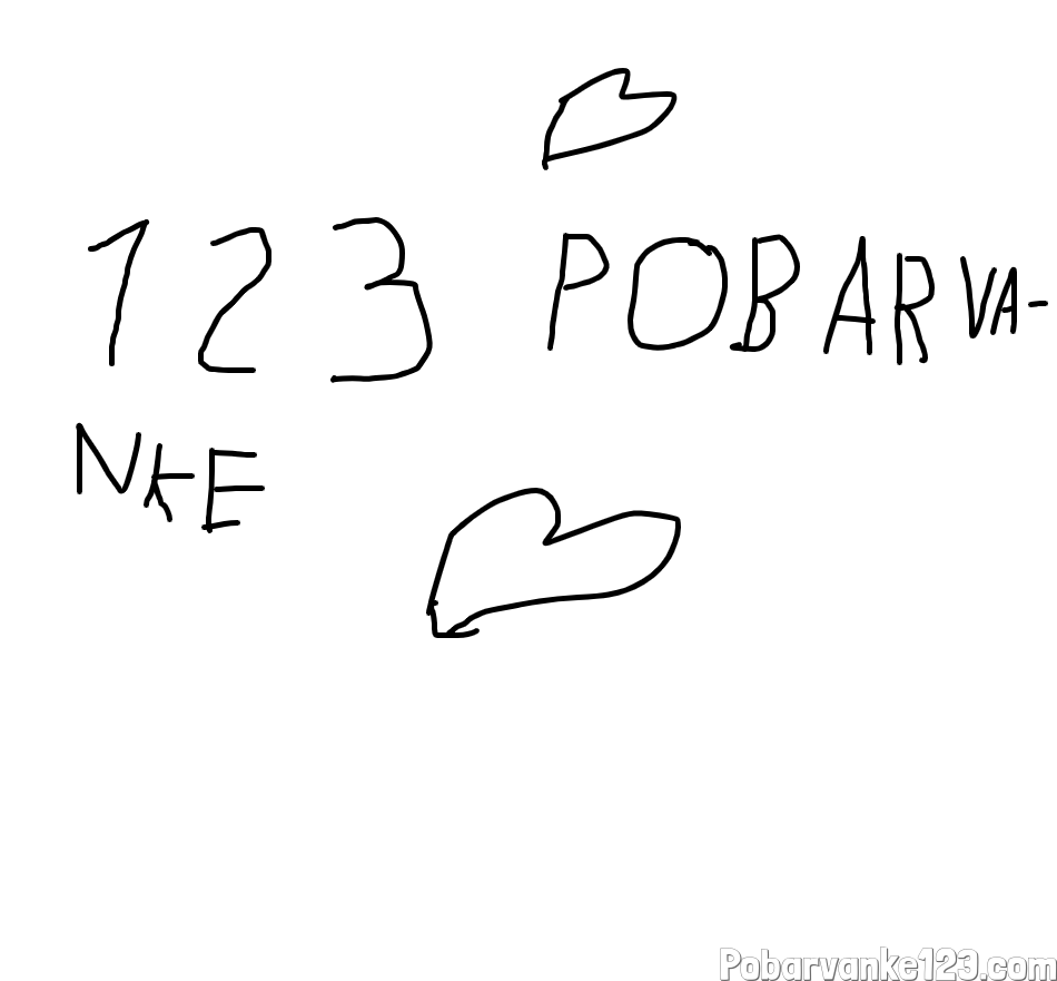 123 pobarvanke