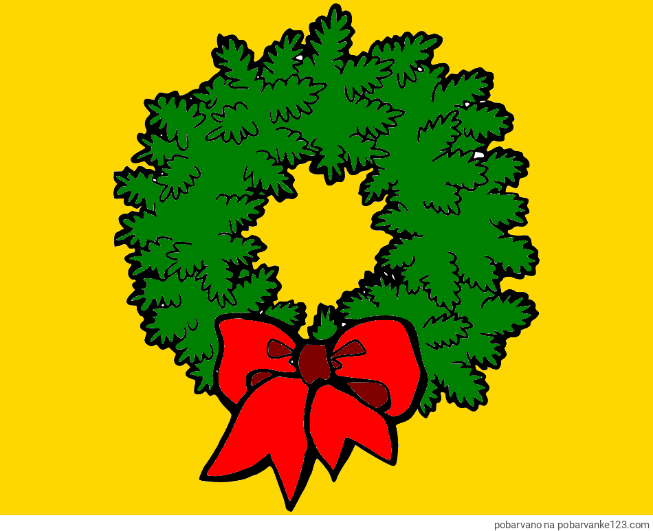 POBARVANA POBARVANKA - Adventni venček