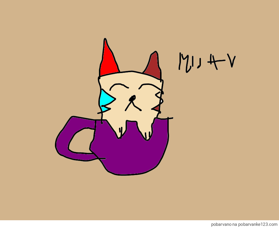 POBARVANA POBARVANKA - MUCAR