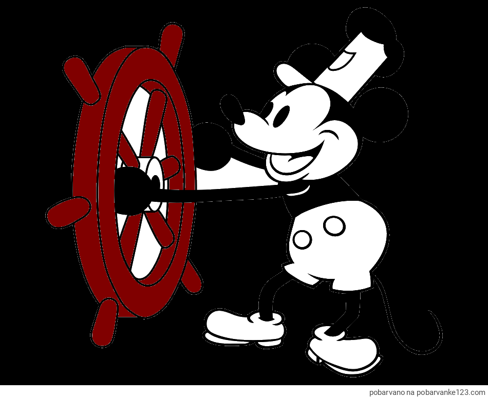 POBARVANA POBARVANKA - Pobarvanka Miki Miške (Mickey Mouse)