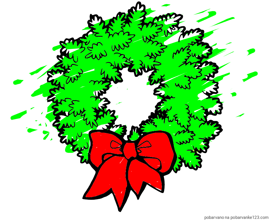 POBARVANA POBARVANKA - Adventni venček