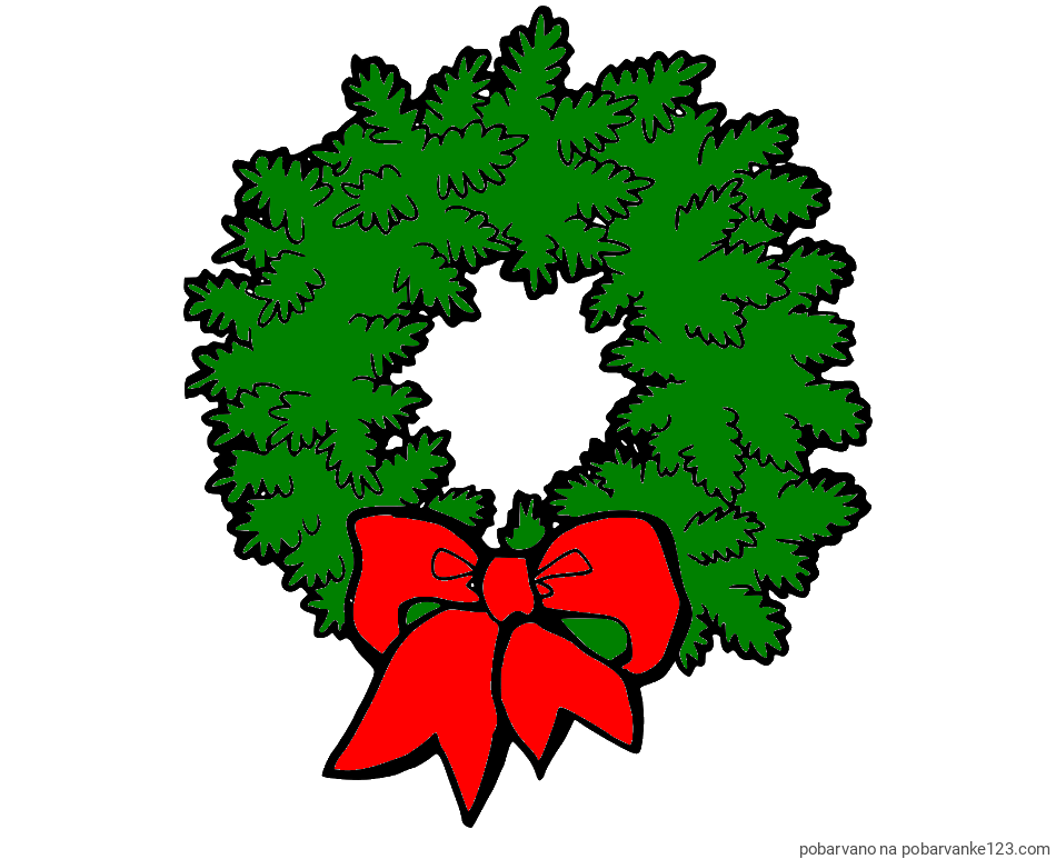 POBARVANA POBARVANKA - Adventni venček