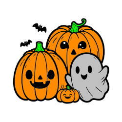 Pobarvana pobarvanka - Pobarvanka duhca in buč za noč čarovnic