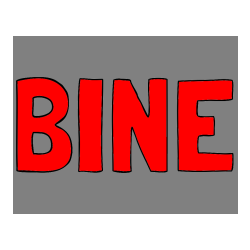 Pobarvana pobarvanka - Pobarvanka imena BINE