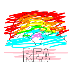 Pobarvana pobarvanka - Pobarvanka imena REA