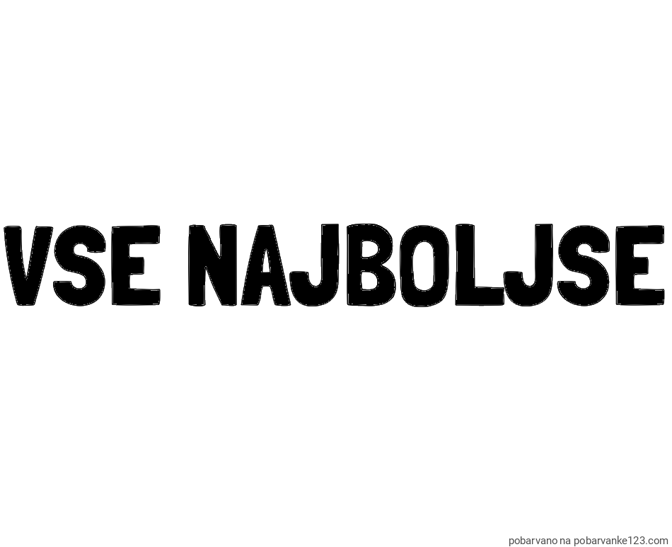 POBARVANA POBARVANKA - Pobarvanka imena VSE NAJBOLJŠE