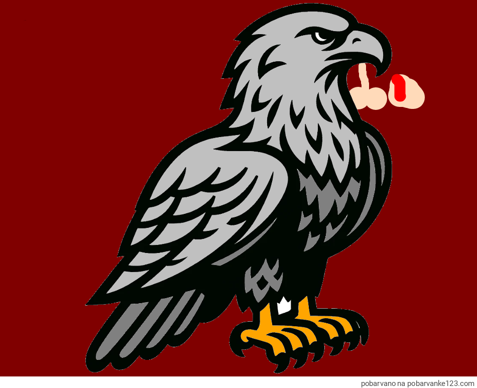 POBARVANA POBARVANKA - Pobarvanka  majhnega orla