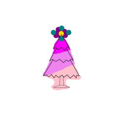 Pobarvana pobarvanka - Pobarvanka neokrašene smrekice