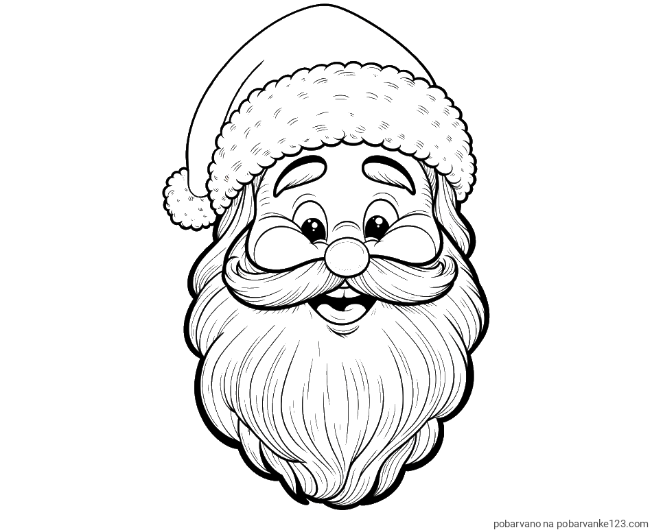 POBARVANA POBARVANKA - Pobarvanka veselega Božička