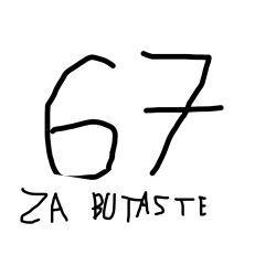 67 za butaste