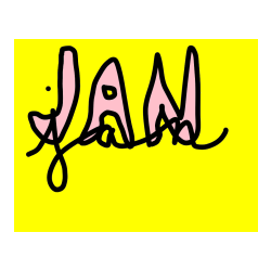 Pobarvana pobarvanka - jan ime