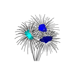 Pobarvana pobarvanka - Lepa pobarvanka ognjemeta