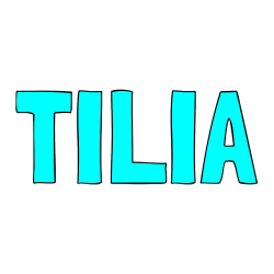Pobarvana pobarvanka - Pobarvanka imena TILIA