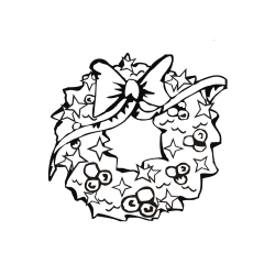 Pobarvana pobarvanka - Pobarvanka lepega adventnega venčka