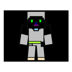 Pobarvana pobarvanka - Pobarvanka Minecraft figurice