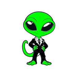 Pobarvana pobarvanka - Pobarvanka nenavadnega vesoljca