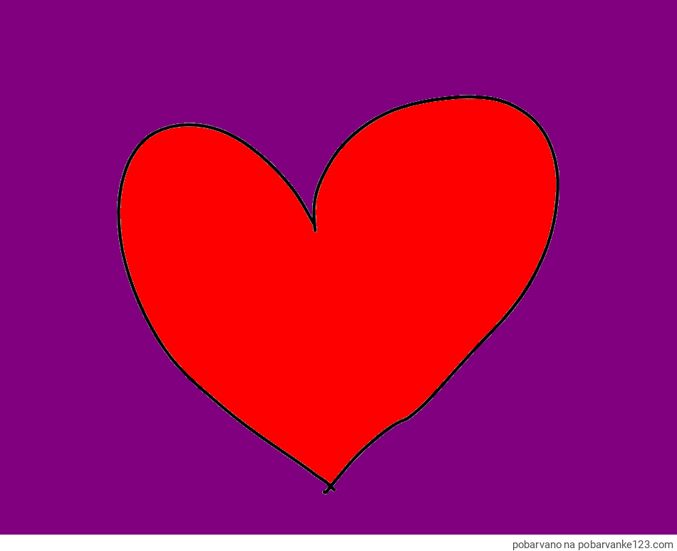 POBARVANA POBARVANKA - Srček