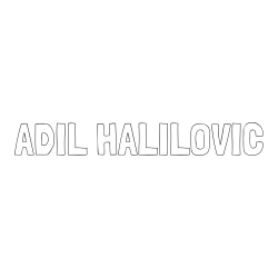 Online izdelana pobarvanka - Pobarvanka imena ADIL HALILOVIČ
