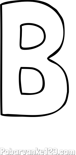 Pobarvanka imena B