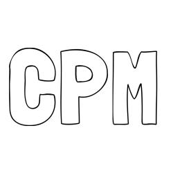 Online izdelana pobarvanka - Pobarvanka imena CPM