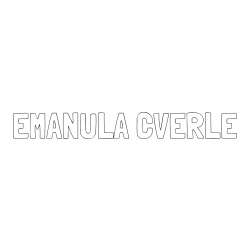 Online izdelana pobarvanka - Pobarvanka imena EMANULA CVERLE