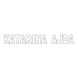 Online izdelana pobarvanka - Pobarvanka imena KATARINA  AJDA