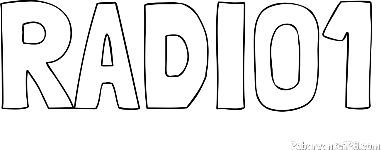 Pobarvanka imena RADIO1