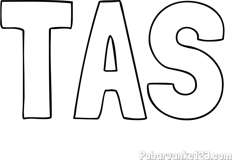 Pobarvanka imena TAŠ