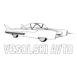 Online izdelana pobarvanka - Pobarvanka imena VESOLSKI AVTO in pobarvanka vesoljskega avtomobila