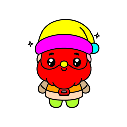 Pobarvana pobarvanka - Enostavna otroška pobarvanka Božička