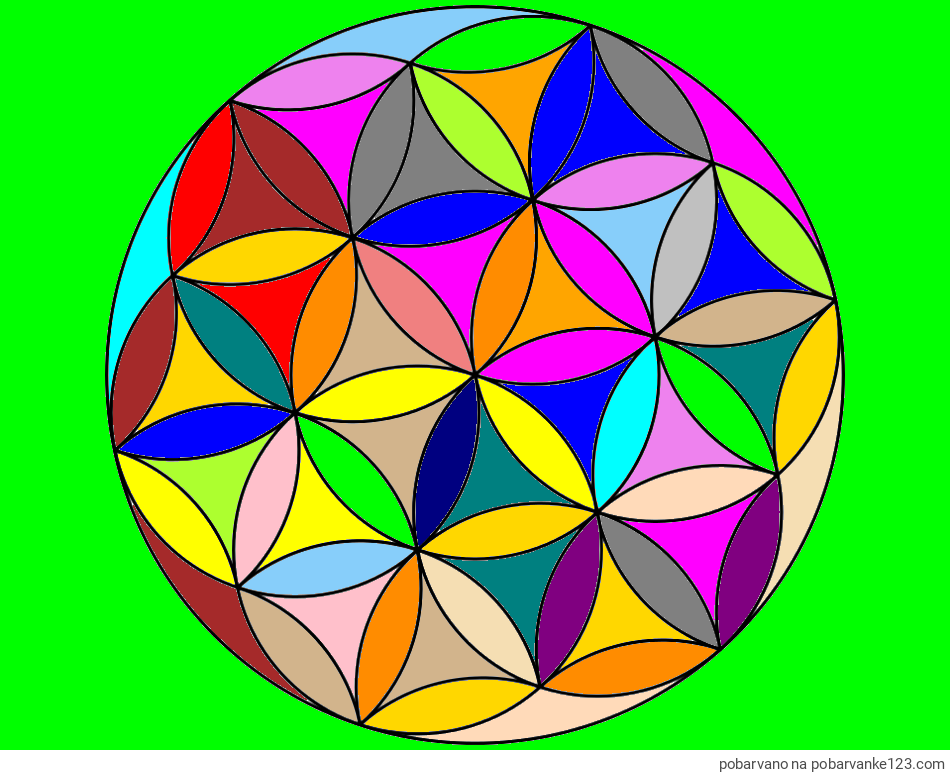 POBARVANA POBARVANKA - Mandale 2