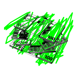 Pobarvana pobarvanka - Pobarvanka evrskih bankovcev