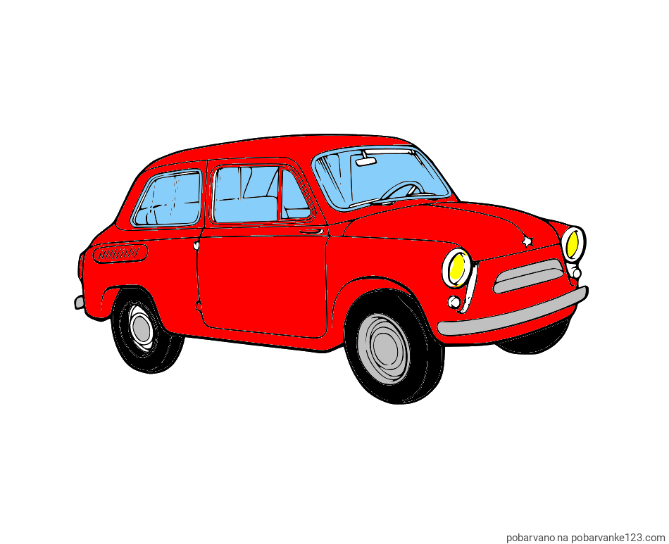 POBARVANA POBARVANKA - Pobarvanka fička