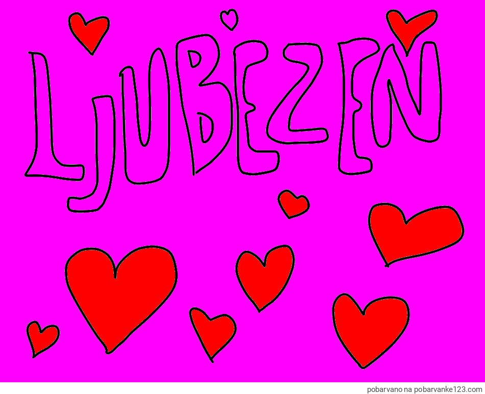POBARVANA POBARVANKA - Pobarvanka ljubezni ❤