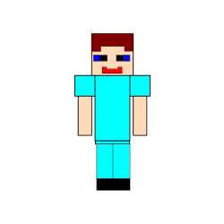 Pobarvana pobarvanka - Pobarvanka Minecraft glavnega junaka