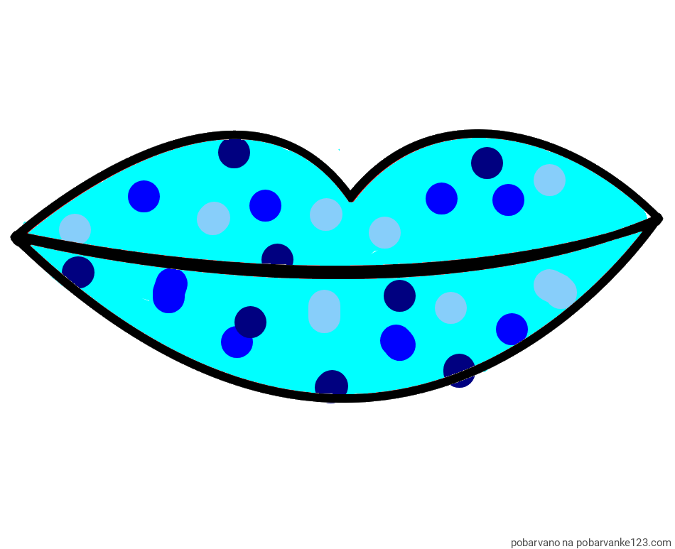 POBARVANA POBARVANKA - Pobarvanka ustnice