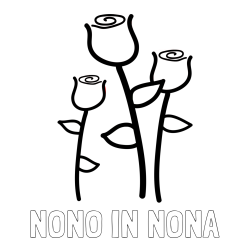 Online izdelana pobarvanka - Pobarvanka imena NONO IN NONA in pobarvanka treh vrtnic