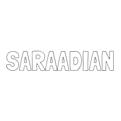 Online izdelana pobarvanka - Pobarvanka imena SARAADIAN