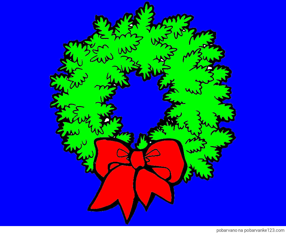 POBARVANA POBARVANKA - Adventni venček