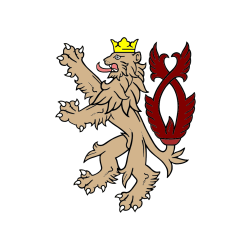 Pobarvana pobarvanka - Pobarvanka abstraktno upodobljenega leva s krono