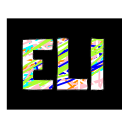 POBARVANA POBARVANKA - Pobarvanka imena ELI