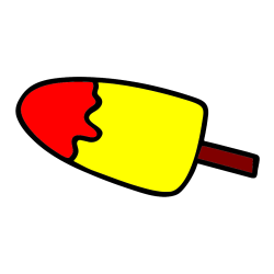 Pobarvana pobarvanka - Pobarvanka lučke (sladoled na palčki)