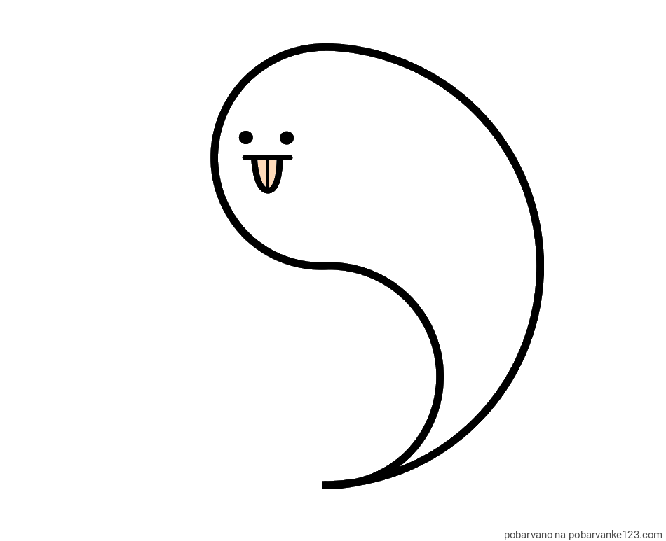 POBARVANA POBARVANKA - Pobarvanka smešnega duhca