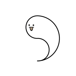 Pobarvana pobarvanka - Pobarvanka smešnega duhca