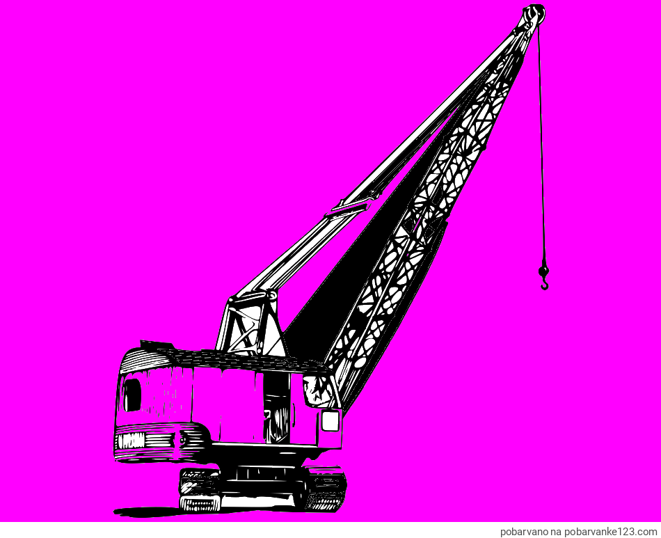 POBARVANA POBARVANKA - Pobarvanka žerjava