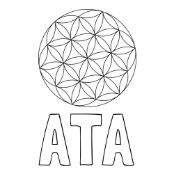 Online izdelana pobarvanka - Pobarvanka imena ATA in mandale 2