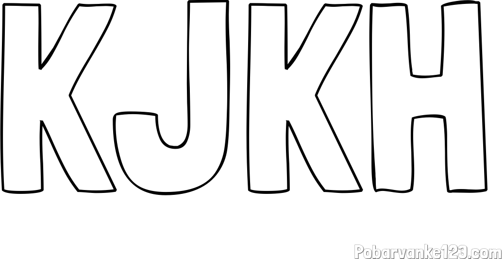 Pobarvanka imena KJKH