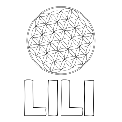 Online izdelana pobarvanka - Pobarvanka imena LILI in mandale