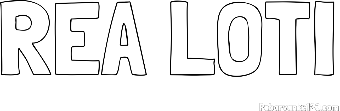 Pobarvanka imena REA LOTI