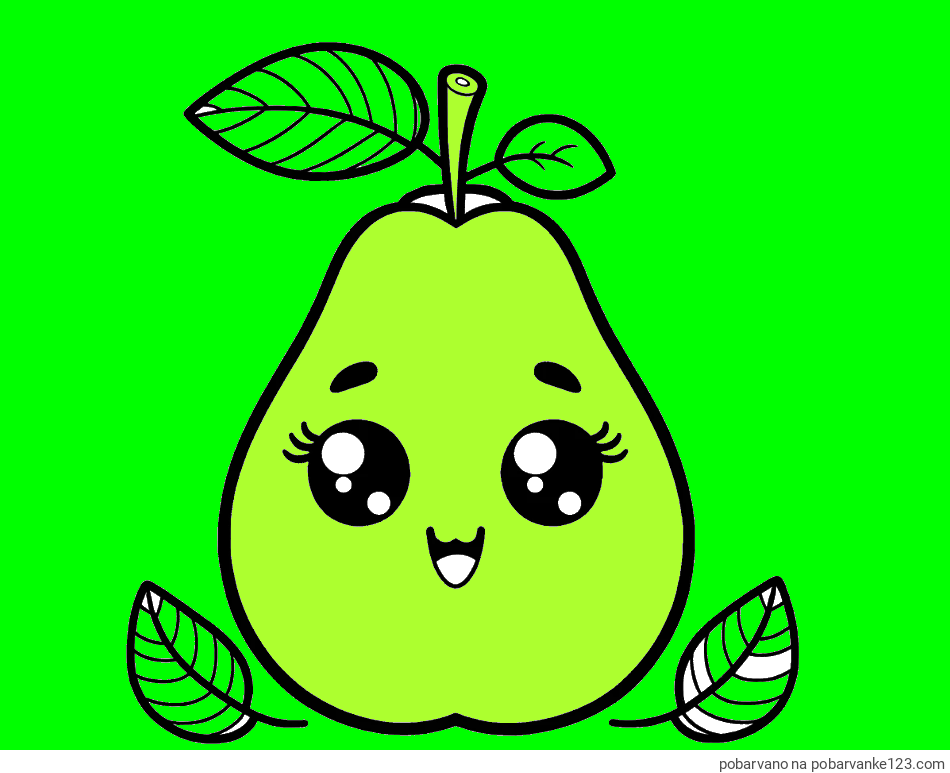 POBARVANA POBARVANKA - Pobarvanka hruške